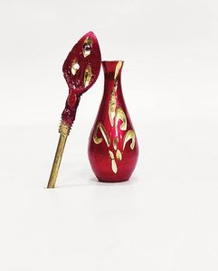 Latón pulido Surma Dani Combo Tradicional 8 Cm Alto Surmedaani para Surma Powder 100g Peso Único y Atractivo - Product Image 1