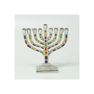 Premium Stylish Menorah Candle Stand Religious Gift New Arrival Aluminium Hanukkah Menorah for Villa & Farmhouse Decoration - Product Image 6