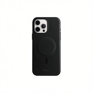 Funda de Cuero con Anillo Magnético y Protección Anticaídas para iPhone 17, Diseño Liso con Soporte para Teléfono Incluido - Product Image 2