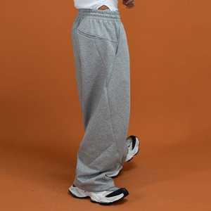 Wholesale 100% Cotton <b>Jogger</b> Pants for <b>Men</b> Heavyweight Sport Straight Leg Sweatpants with Button Decoration for Autumn Season - Product Image 2