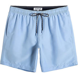 กางเกงว่ายน้ำสำหรับผู้ชายกางเกงขาสั้นชายหาดแห้งเร็วพร้อมซับในตาข่ายและชุดว่ายน้ำฤดูร้อนน้ำหนักเบามีกระเป๋า - Product Image 2