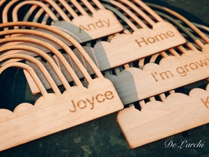 Antique arc-en-ciel tricot Macram bois décoration personnalisé bébé cadeaux perles polies en gros pour mur signes boîtes en bois - Product Image 6