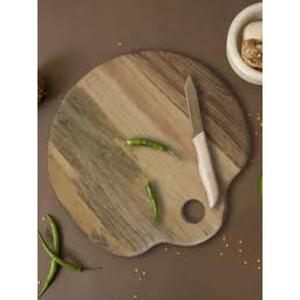 เขียงไม้ที่ได้แรงบันดาลใจจากวิคตอเรียนสำหรับเตรียมอาหารและการนำเสนอพร้อมเขียงสำเร็จรูปแบบโบราณระดับพรีเมียม - Product Image 4