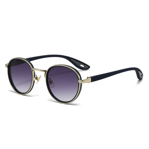 <span class=keywords><strong>Gafas</strong></span> de Sol <span class=keywords><strong>Redondas</strong></span> con Marco de Aleación Vintage 2025, Personalizadas con Logotipo, Fotocromáticas, Protección UV400, para Conducir, para Hombre y Mujer - Product Image 5