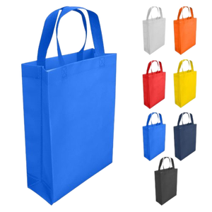 ถุงผ้านอนวูฟเวนสำหรับซื้อของชำแบบไม่ทอพร้อมโลโก้อัดด้วยความร้อนใช้ซ้ำได้ - Product Image 1