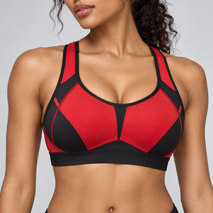 Soutien-gorge de sport pour femmes, de qualité supérieure, pour l'entraînement, la course à pied et la gym, disponible en différentes couleurs avec option OEM. - Product Image 1