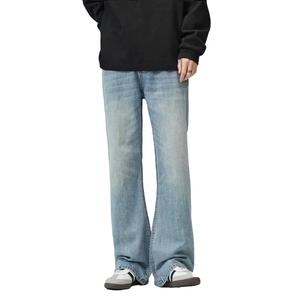 กางเกงยีนส์ฮิปฮอปสำหรับผู้ชาย, กางเกงยีนส์คุณภาพสูงทรงหลวมทรงหลวมกระเป๋าหลายใบกระเป๋าด้านข้างพิมพ์ลายสำหรับฤดูหนาว - Product Image 5