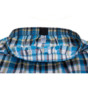 กางเกงขาสั้นบ็อกเซอร์สำหรับผู้ชายกางเกงขาสั้นผ้าฝ้ายทอลายสก๊อตออกแบบได้เองสำหรับฤดูร้อน - Product Image 6