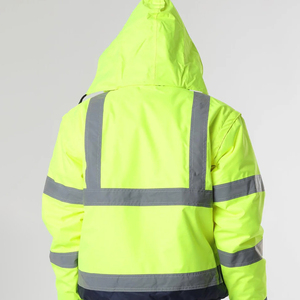 เสื้อแจ็กเก็ตป้องกันไฟฟ้าสถิตย์พร้อมซิปด้านหน้าสำหรับผู้ใหญ่เสื้อแจ็กเก็ตป้องกันไฟฟ้าสถิตย์สะท้อนแสงโลโก้แบบกำหนดเอง - Product Image 5