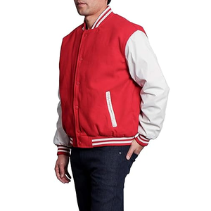 2026 New Design Unisex Premium Stitched Varsity <b>Jacket</b> Stand Winter Coat <b>Canvas</b> Windproof Waterproof Hot Selling Bulk Quantity - Product Image 3