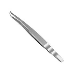 Pince à épiler extension de cils en acier inoxydable avec logo personnalisé - Product Image 1