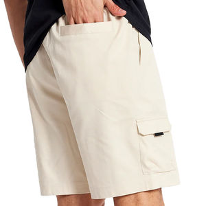 Pantalones cortos de algodón 100% de alta calidad para hombre, bolsillos laterales, talla grande, ajuste holgado, rectos, pantalones cortos de alta calidad - Product Image 4