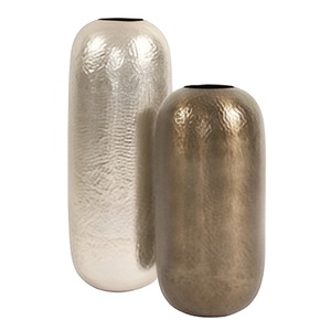 Jarrón de suelo de flores de Metal moderno más vendido, escultura de aluminio para el hogar, boda o decoración para sala de estar, diseño moderno - Product Image 3