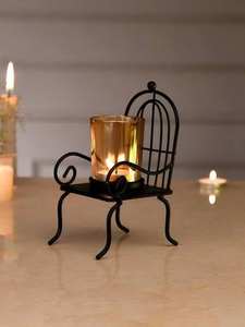 Porte-bougie cylindrique pour la décoration de la maison pour Noël, mariage, Pâques, Saint-Valentin, décoration de table - Product Image 3