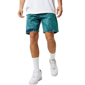 Low MOQ Embroidery Denim Washed <b>Shorts</b> Custom <b>Men</b> Street Wear Denim <b>Baggy</b> <b>Shorts</b> Denim <b>shorts</b> for <b>Men</b> OEM Serviced Wholesale - Product Image 1