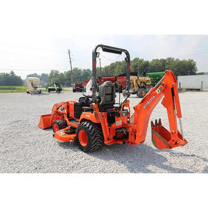 Tractor de orugas Kubota BX25D 4WD de 2014 para uso agrícola con bomba y motor - Product Image 3