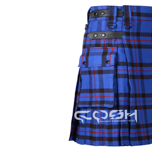 COSH KILTS Kilt Highland Tartan de haute qualité Utilitaire écossais Kilt bleu Vendeurs Instruments de musique et accessoires - Product Image 4