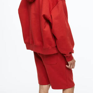 Haute qualité gris chiné peigné imprimé Animal survêtement Shorts hommes respirant 100% coton léger Hip Hop Style grande taille - Product Image 4