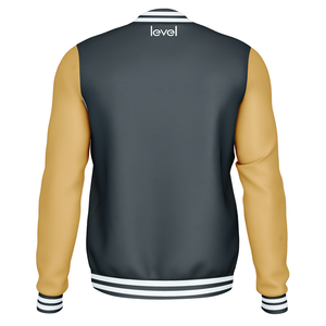 Chaqueta Universitaria de Béisbol Personalizada OEM, Unisex, Estilo Vintage, de Lona, Resistente al Viento, con Capucha, Estilo Hip Hop, con Parches - Product Image 2