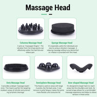 Appareil de massage corporel vibrant G5 Machine à façonner à 5 têtes Massage professionnel pour l'élimination de la cellulite