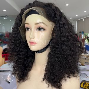 Perruques de couleur naturelle bouclées noires de haute qualité de cheveux humains vietnamiens vrais cheveux humains 2025 - Product Image 2