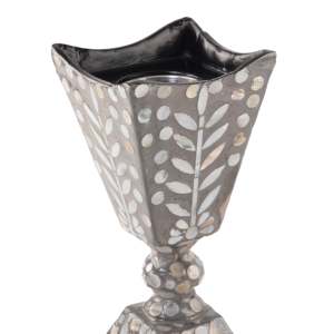 Handmade Elegant Mabkhara Incense Burner with Mother of Pearl Ideal <b>Islamic</b> <b>Gift</b> Artisanal MOP Burner For for Ramadan & Eid - Product Image 2