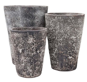 1.[faith] jardinières rustiques en fer sablé, jardinières en céramique émaillée de première qualité, nouvelles couleurs uniques pour 2023 - Product Image 1