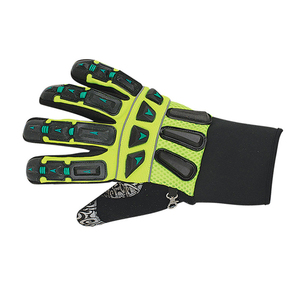 Quantité en vrac de gants de mécanicien sans couture durables rembourrés doux du fabricant professionnel pour les ouvriers d'usine à usage général - Product Image 4