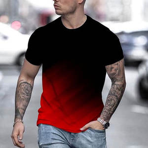 Camiseta de Hombre de Venta Caliente, Nueva Moda para Uso en Exteriores, Diseño de Transferencia de Calor Personalizable, Transpirable, de Manga Corta, Tejido de Punto Liso - Product Image 4