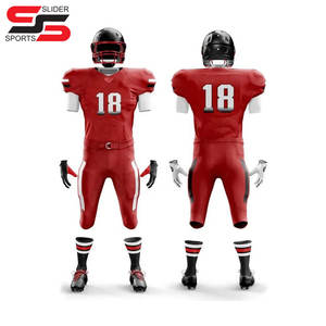 Uniforme de fútbol americano adulto estilo único personalizado equipo de fútbol nacional traje al por mayor poliéster hecho Jersey de gran tamaño - Product Image 3