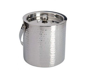 Cubo de champán de hielo de acero de alta calidad, suministros para hoteles y restaurantes, cubo de hielo de acero inoxidable, cubo de hielo enfriador de champán - Product Image 1