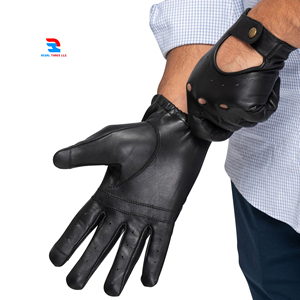 Gants en cuir du Pakistan, 100% gants de conduite en cuir véritable unisexe mince mode creux respirant gant de conducteur - Product Image 6