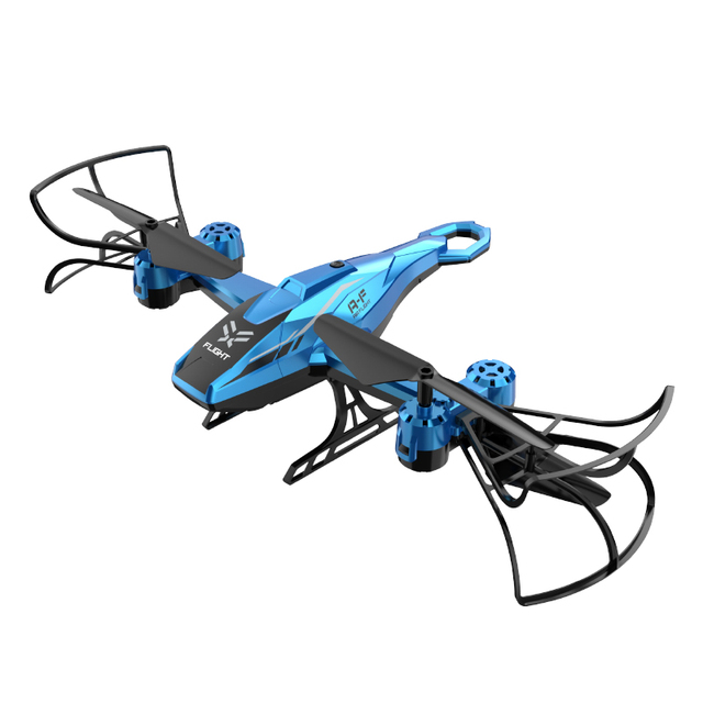 Four axis remote-controlled aircraft with obstacle avoidance