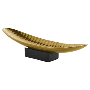 Plat de service en laiton de style antique, couleur or, ovale, vaisselle en métal, assiettes, utilisation à la maison, à l'hôtel et dans les restaurants - Product Image 4