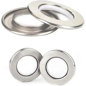 Anneau de rideau en métal Crochet Clip Ménage Fenêtre Anneau Rideaux Tringles Titulaire Premium Rideau Pôles Pistes & Accessoires - Product Image 4