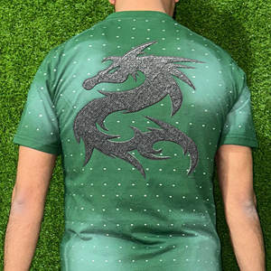 OEM hombres verano algodón 2 piezas Casual estampado deportes manga corta Top pantalones camiseta traje un conjunto ropa deportiva Jogger pantalones conjunto - Product Image 5