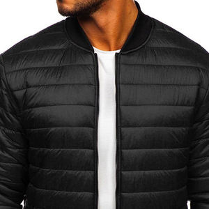 Chaqueta de invierno acolchada con cremallera completa y mangas extralargas para hombre - Product Image 6