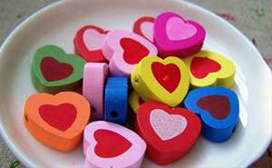 Cuentas de bola de madera de 20mm, forma personalizada de estrella y cuentas de madera de colores en forma y tamaño, producto indio hecho a mano - Product Image 6