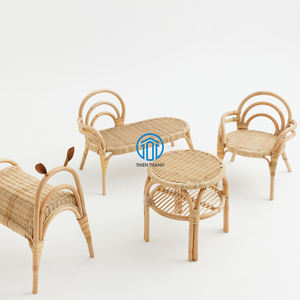 Wholesale <b>Kids</b> Room Party Rattan Chairs Elegant <b>Kids</b> Furniture Rattan Mini Chair for <b>Kids</b> Resting and <b>Dining</b> Chair in Viet Nam - Product Image 6
