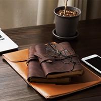 Vente en gros Journal en cuir 8x6 pouces OEM Cahier fait main avec logo personnalisé avec papier kraft Journal d'écriture vintage FBA Amazo