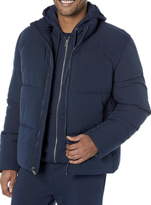 Veste matelassée à col montant pour homme, poids lourd, fabrication directe, nouvelle arrivée du Bangladesh, veste thermique matelassée d'hiver - Product Image 5