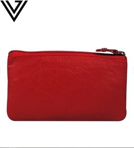 Luxury Unisex RFID-Blocking Leather <b>Wallet</b> Sleek Zippered Design Lightweight Large Capacity Durable Short Length for <b>Cards</b> Keys - Product Image 3