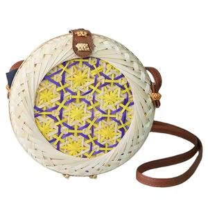 Sacs en bambou faits à la main au Vietnam - Accessoires écologiques naturels pour un usage quotidien et réutilisables |   Fabriqué au Vietnam |   Modèle Viet Fargimex - Product Image 6