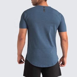 Camiseta Deportiva para Hombre, 100% Algodón, Secado Rápido, para Gimnasio y Entrenamiento, Transpirable, Tejida, Estampada, Ropa Deportiva, Camisetas al por Mayor - Product Image 3