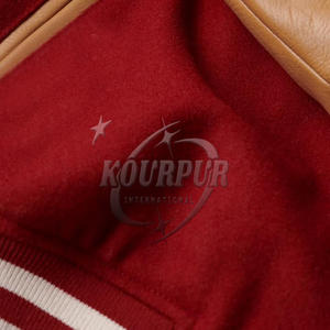 Dernière conception de veste universitaire en coton pour femmes vêtements d'hiver de haute qualité Chenile broderie bouton décoration respirant - Product Image 6