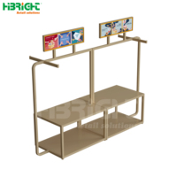 Étagères de supermarché métalliques robustes personnalisées à un seul côté Highbright pour les épiceries
