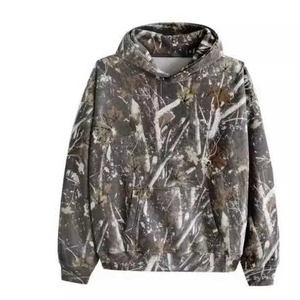 Sweat à capuche thermique unisexe personnalisé pour hommes, camouflage confortable avec sublimation de polyester pour la chasse d'hiver - Product Image 5