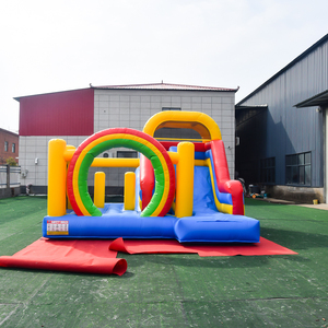 Castillo de salto inflable de Venta caliente y equipo de entretenimiento al aire libre Casa de salto gorila inflable con tobogán al por mayor - Product Image 1