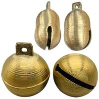 Yıldız ve anahtar tasarım Bells Bells çiftlik bahçe ağacı Bells asılı el sanatları topları süsler lüks pirinç altın Bell çan
