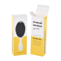 Emballage de brosse à cheveux de haute qualité, design simple, emballage en papier pour peigne, prix bas, vente en gros, boîte cadeau pour brosse à cheveux